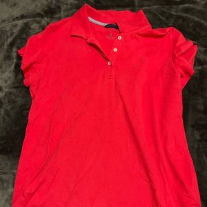 Nautica red polo barely used